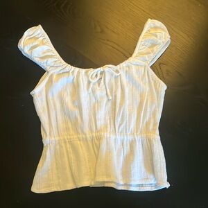 White Roxy top